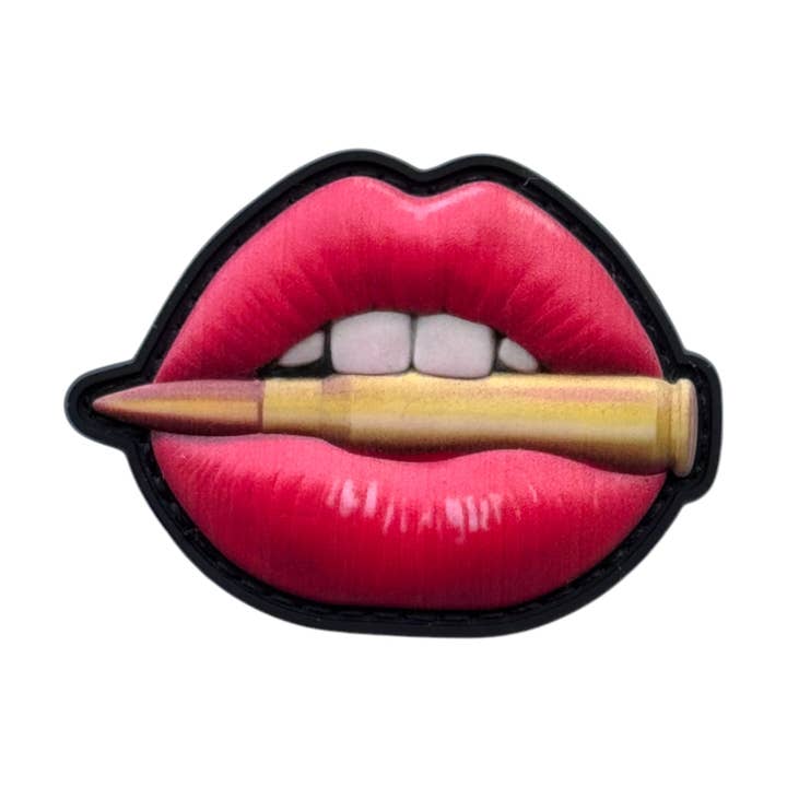 Embrasse ma balle V1 écusson moral en PVC pour la vente par ARTPATCHES