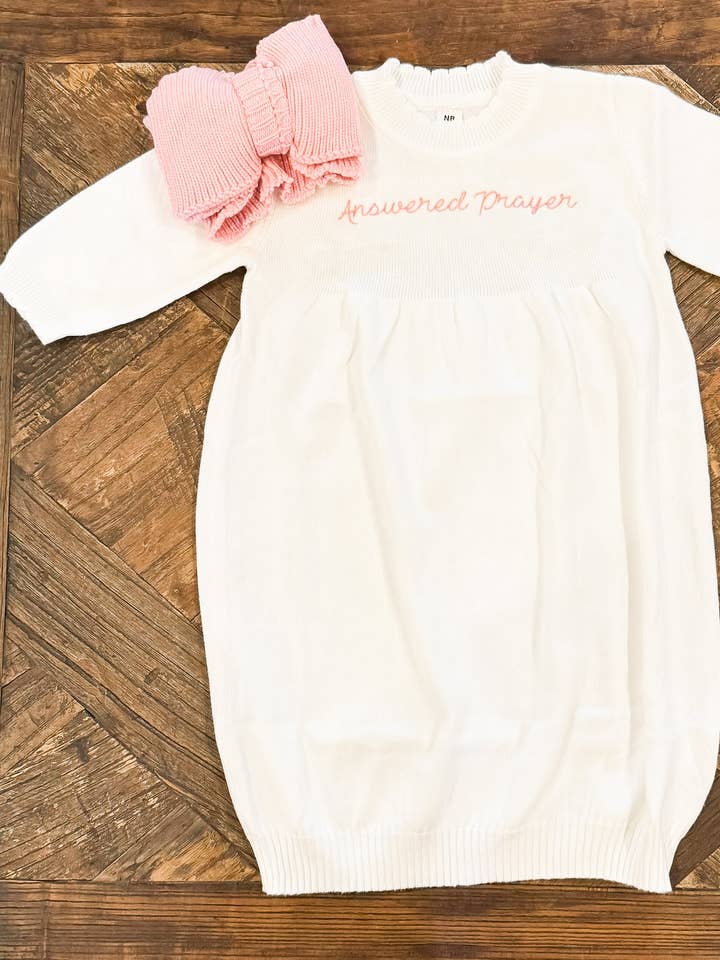 Knit Gown for wholesale by Levi and Lane Blanks