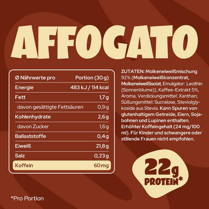 ahead - Wholesale Protein/Superfood Powder - Whey - Affogato, (2x500g)4