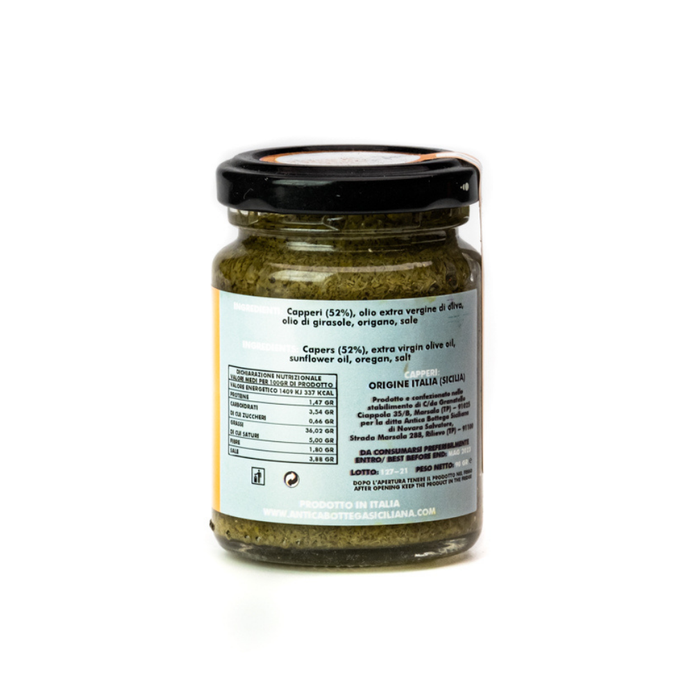 Antica Bottega Siciliana - Wholesale Tapenade - Sicilian caper paste - 90 g1