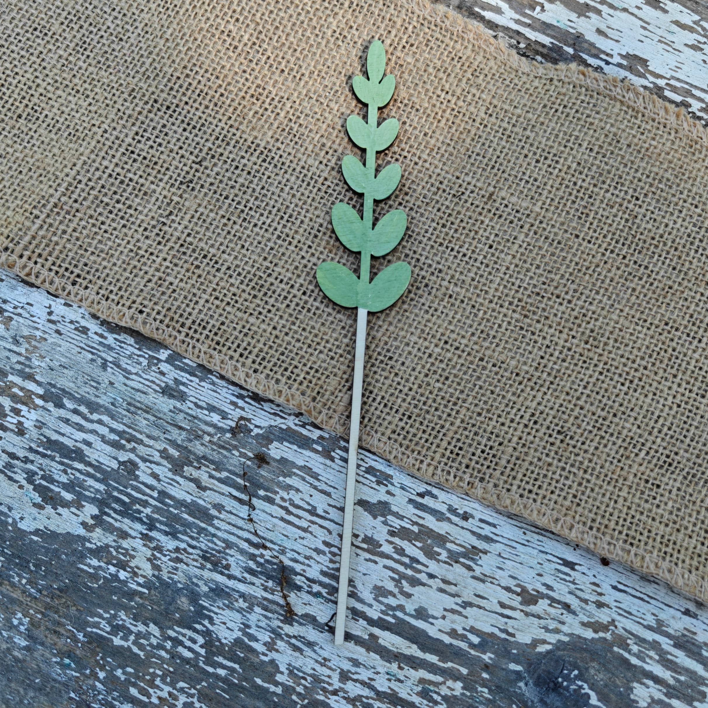 Hyggestyle – wholesale Artificial flowers – Scandi wooden flower stems for vase and display - leaf bud1