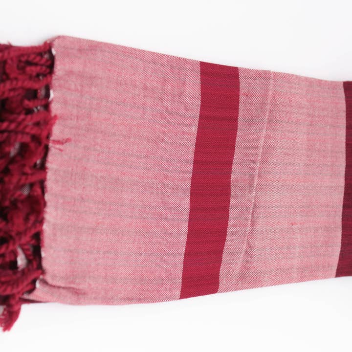 Roter Baumwollschal für den Großhandel von Cambo