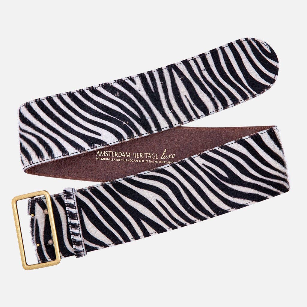 Amsterdam Heritage Leather Belts, Bags, Jackets & Apparel - Wholesale Belt - Women's - MADE TO ORDER Lori | Wide Animal Print Leather Belt Women9