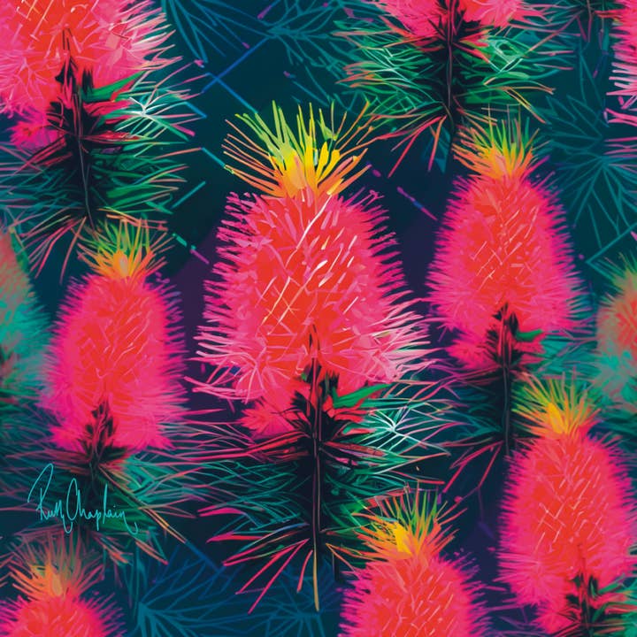 Ruth Chaplain Art - Vente Écharpe – femme - Écharpe 100 % soie - œuvre d'art à porter4