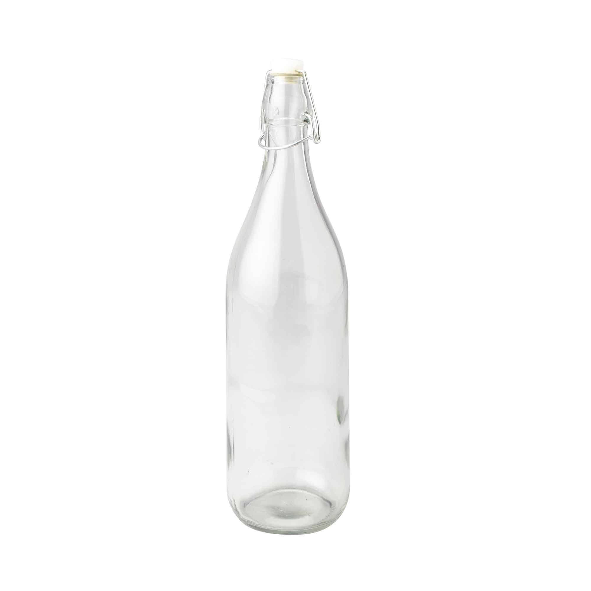 Portofino International Trading, USA - Vente Bouteilles de lait/jus - Bouteille en verre Swing Top 34 fl oz0