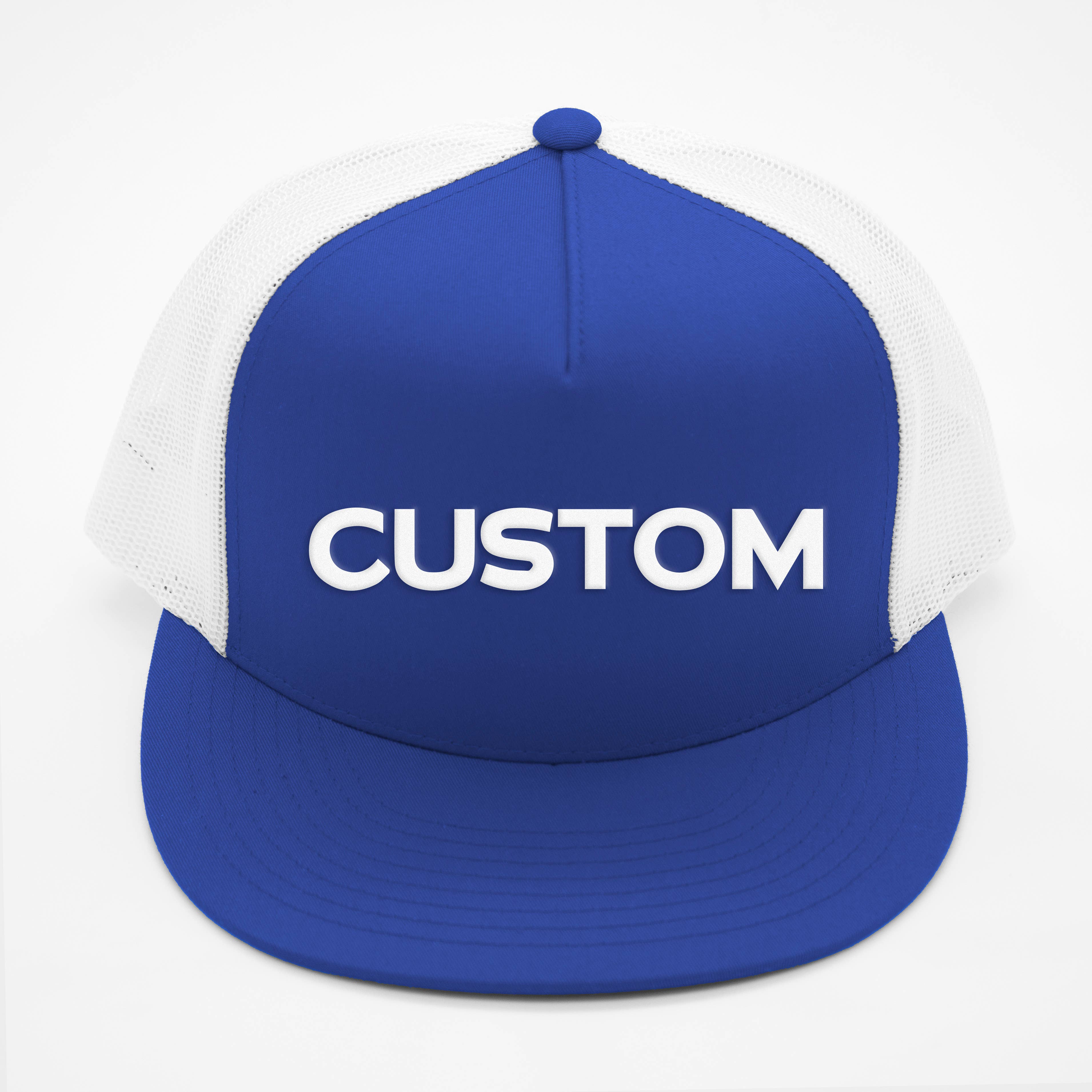 Nobullwoman Apparel - Wholesale Trucker Hat - Unisex - CUSTOM TEXT Raised Print Snapback Trucker Hats19