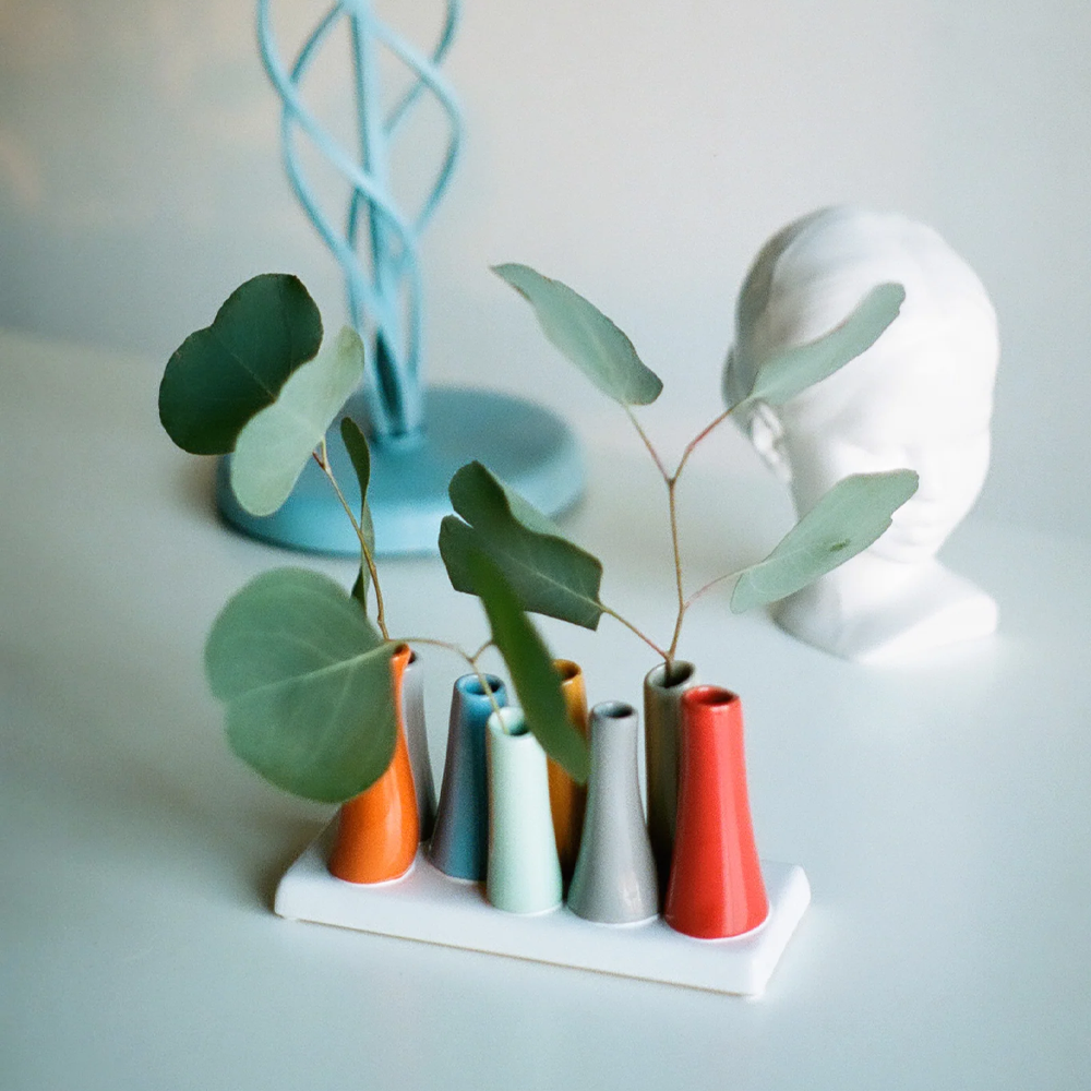 Chive - Wholesale Vase - Pooley Colorful Bud Vase For Flower Arranging Rectangular21