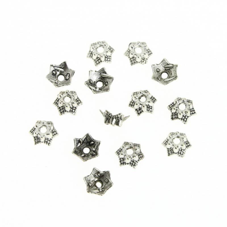 UniArt - Wholesale Stud/Post Earrings - Star Cap Bead, 100 Units0