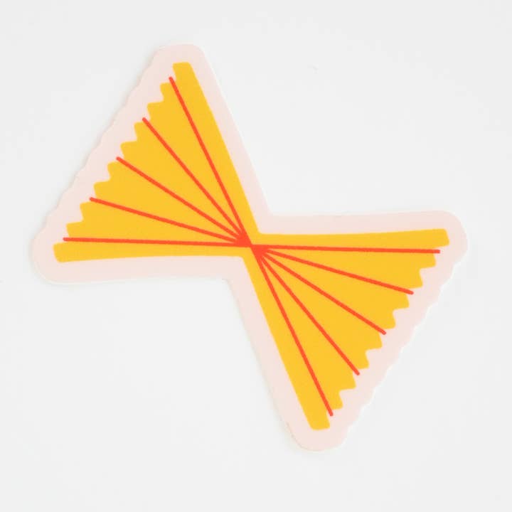 Farfelle Sticker for wholesale by Fond Printed Goods