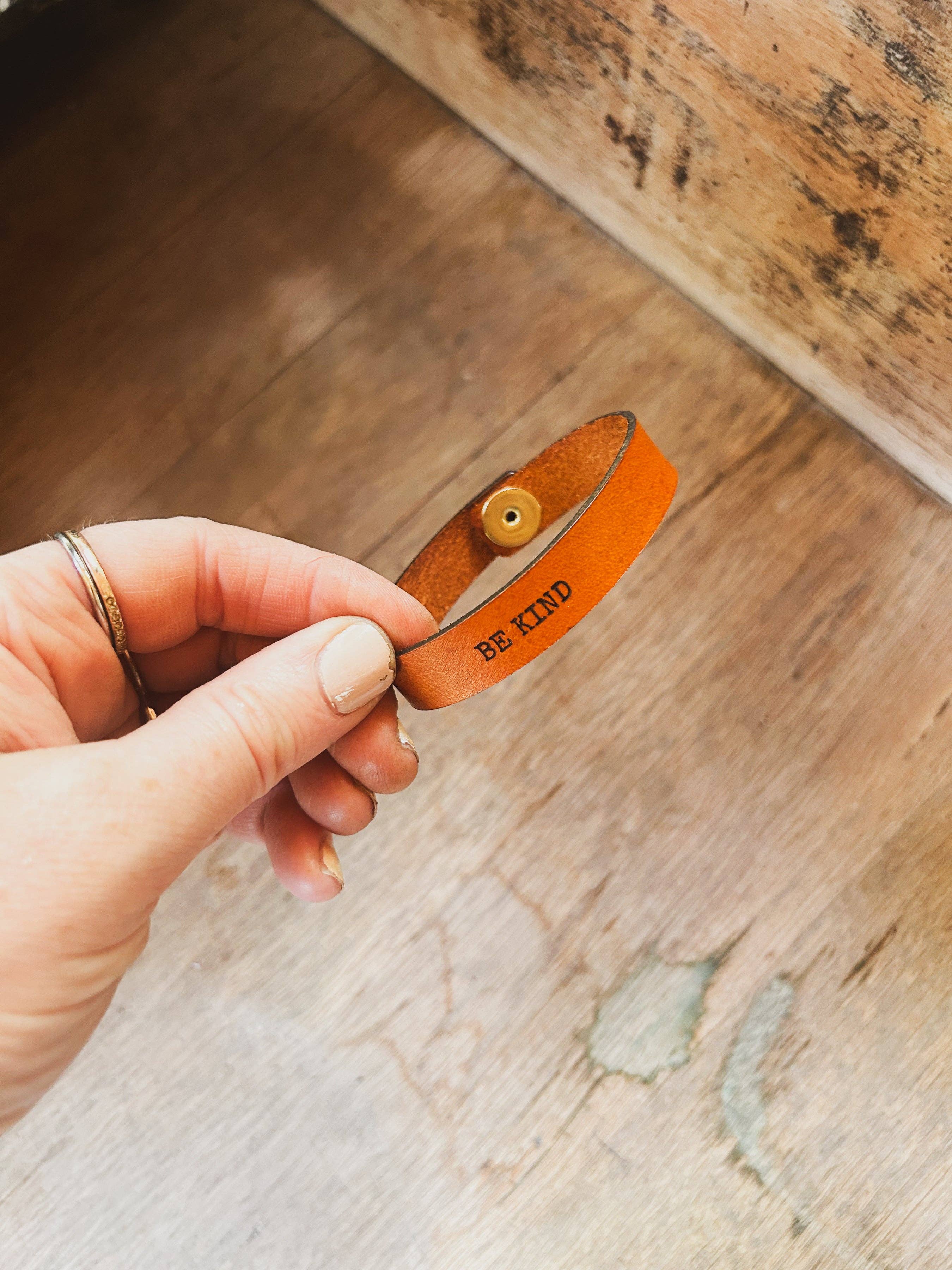 Left Grain - Wholesale Cuff Bracelet - Be Kind.....of a B..... Friendship Bracelet5