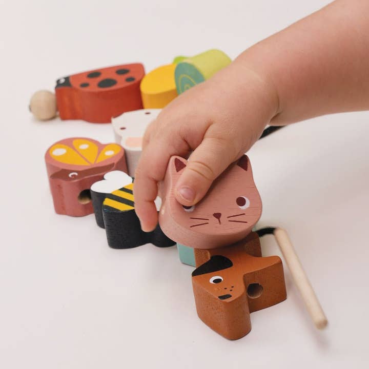 Mentari Toys - Wholesale Wood Toy - Kids - Garden Threading Beads6