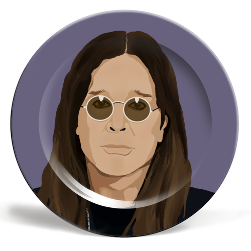 ART WOW – wholesale Dinner plate – Plates 'Ozzy Osbourne'0
