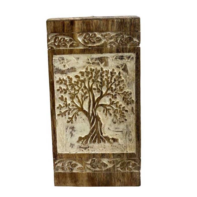 Dichtbij & Dierbaar Crematie Urnen Solara 11`` Urn Levensboom-447 voor wholesale door International Gifts Ltd.