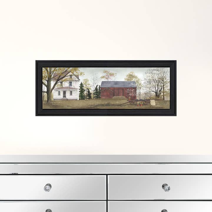 HomeRoots - Vendita all'ingrosso Stampa artistica - Stampa da parete con cornice nera Spring Flowers On the Farm 11