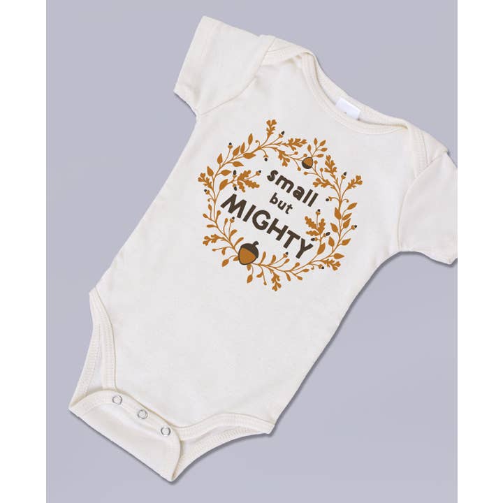 Soul Flower - Wholesale Bodysuit (Non-Footed) - Baby - Small But Mighty Boho Baby Onesie - Organic Baby Bodysuit