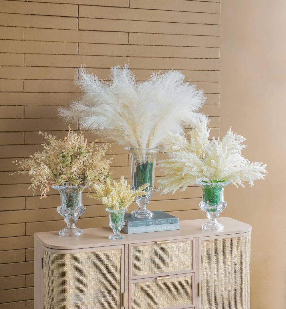 A&B Home Group Inc. - Wholesale Artificial Plant - 8x1x31.5"H 3pc/Bag White Pampas Grass Bouquet4