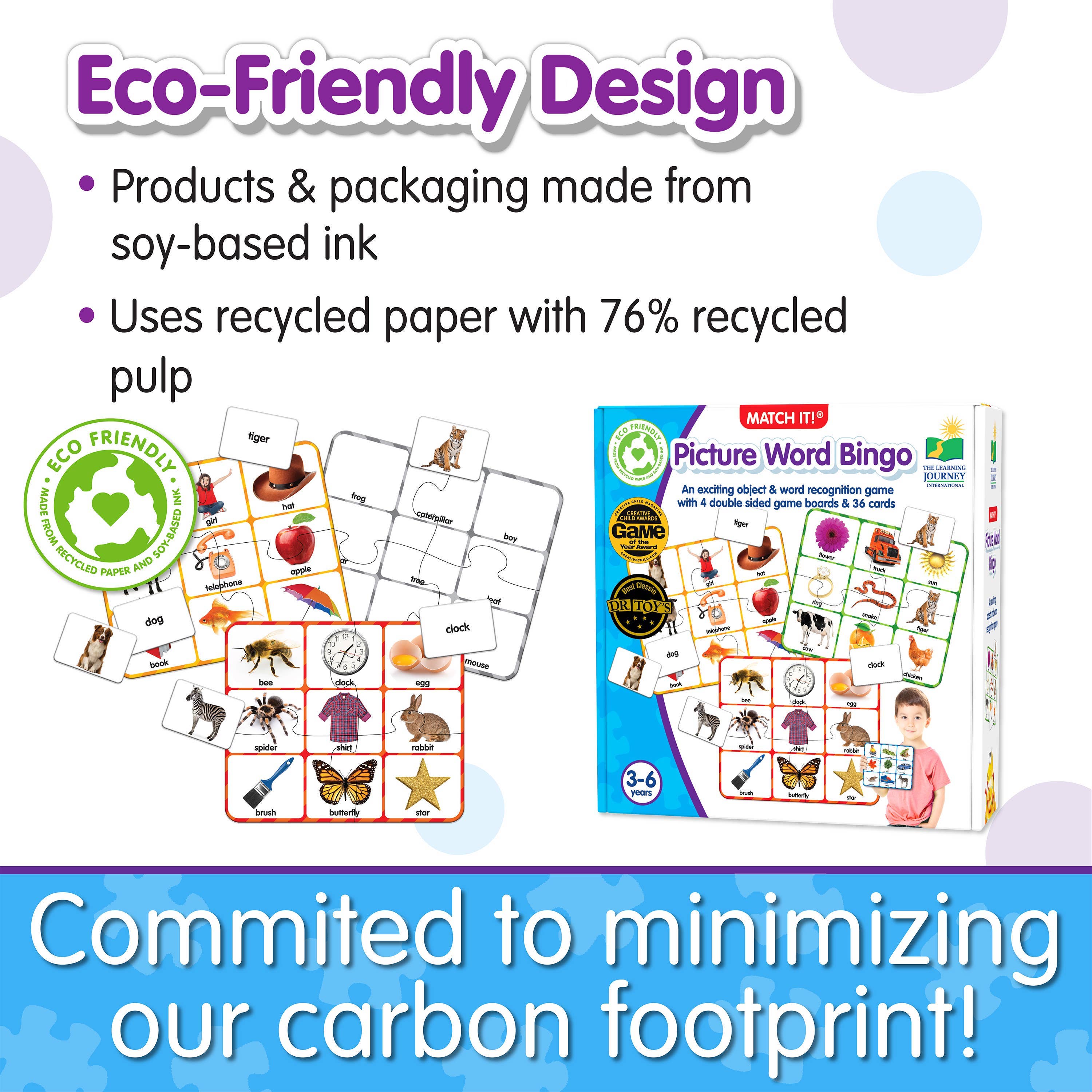 University Games - Wholesale Brain Game - Kids - Match It! Bingo - Picture Word3