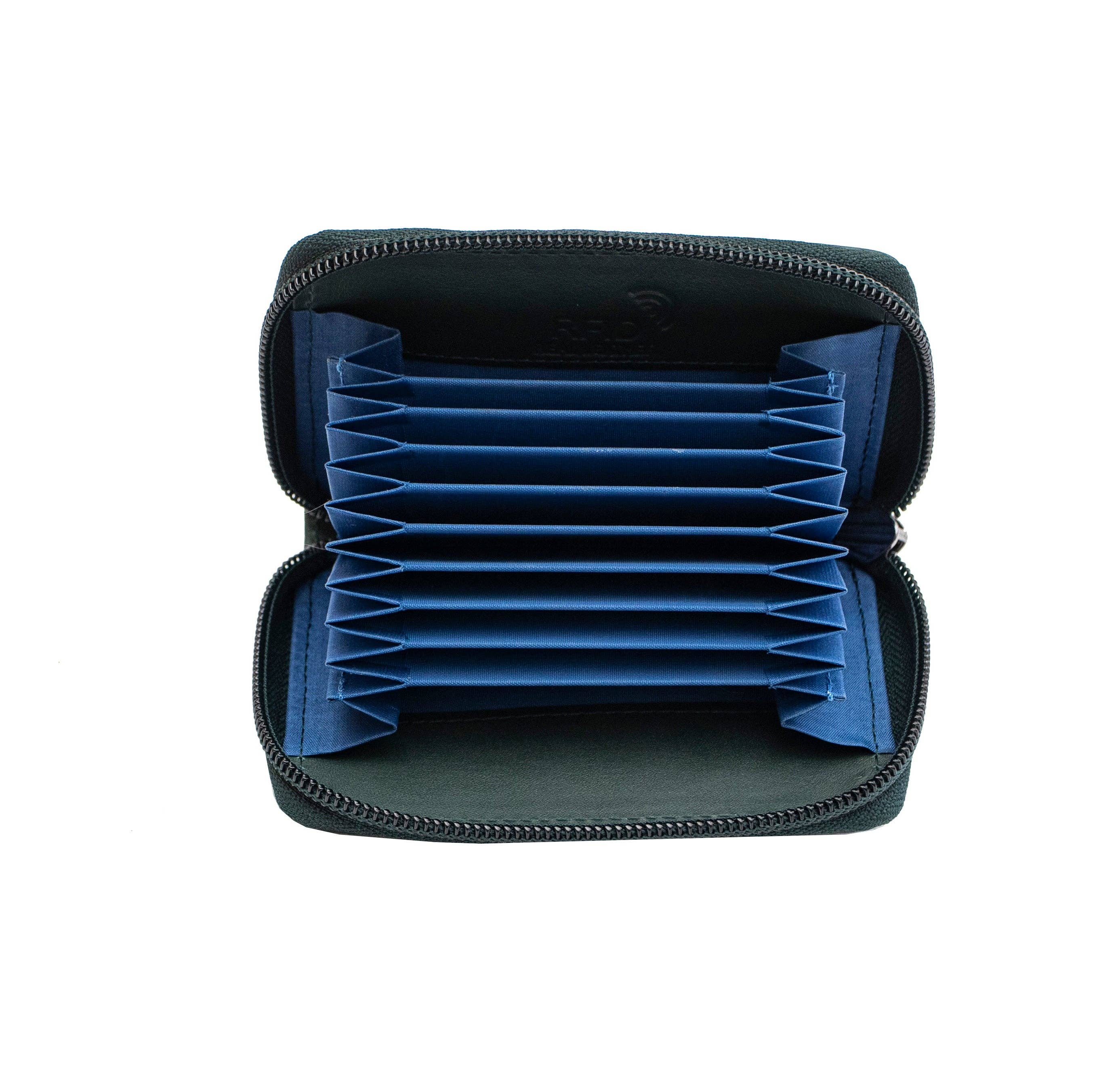 PRIMEHIDE - Wholesale Card Holder - Unisex - Concertina Leather RFID Credit Card Holder - 78090