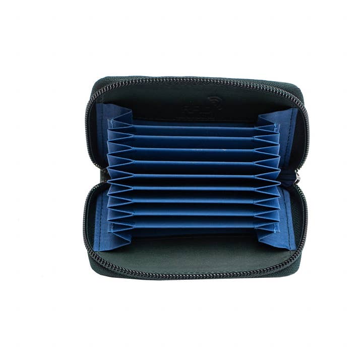 PRIMEHIDE - Wholesale Card Holder - Unisex - Concertina Leather RFID Credit Card Holder - 78090