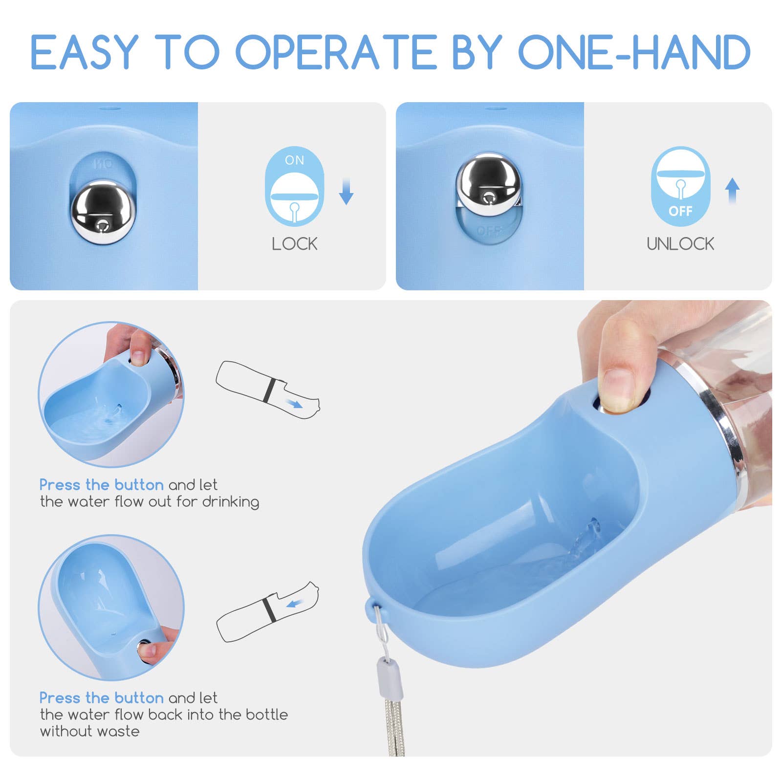 Nobleza - Vente Bouteille d'eau – chien - Nobleza - Bouteille d'eau pour chien2