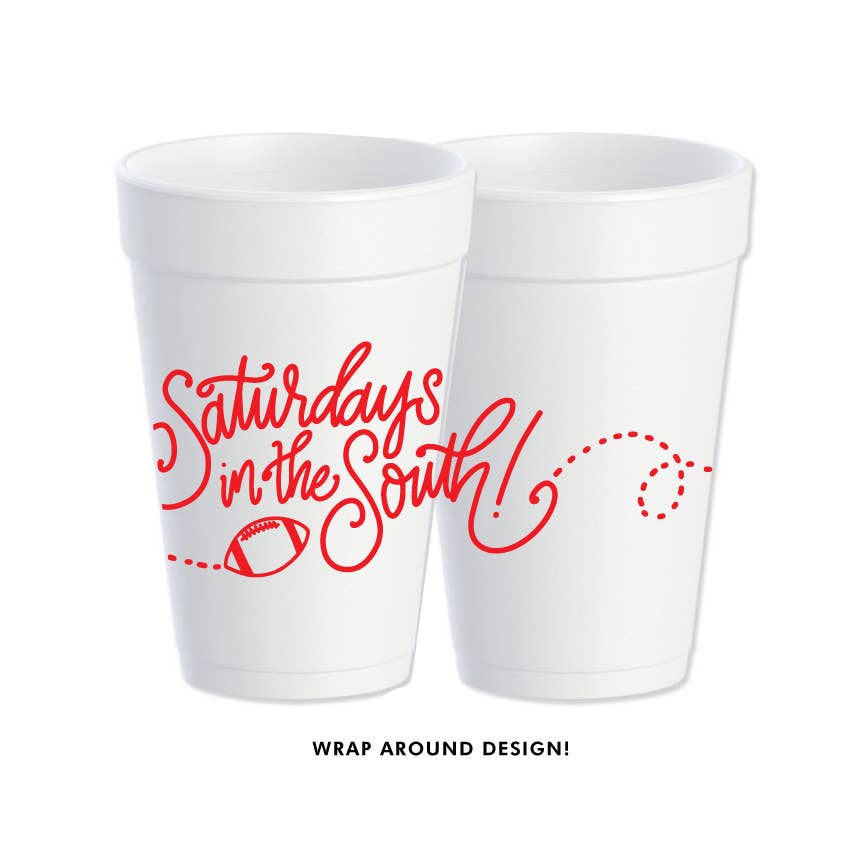 Natalie Chang - Wholesale Disposable Tableware Pack - Hotty Toddy! | Game Day Cups & Napkins (All) 23