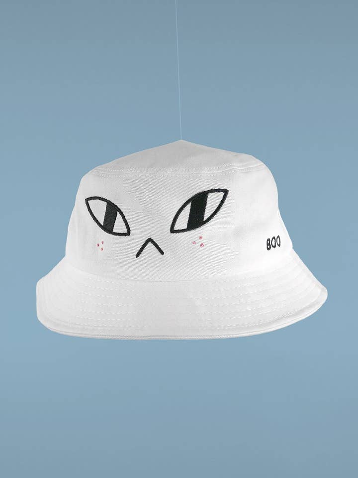 "Ghosty" Bucket Hat for wholesale by Natali Koromoto