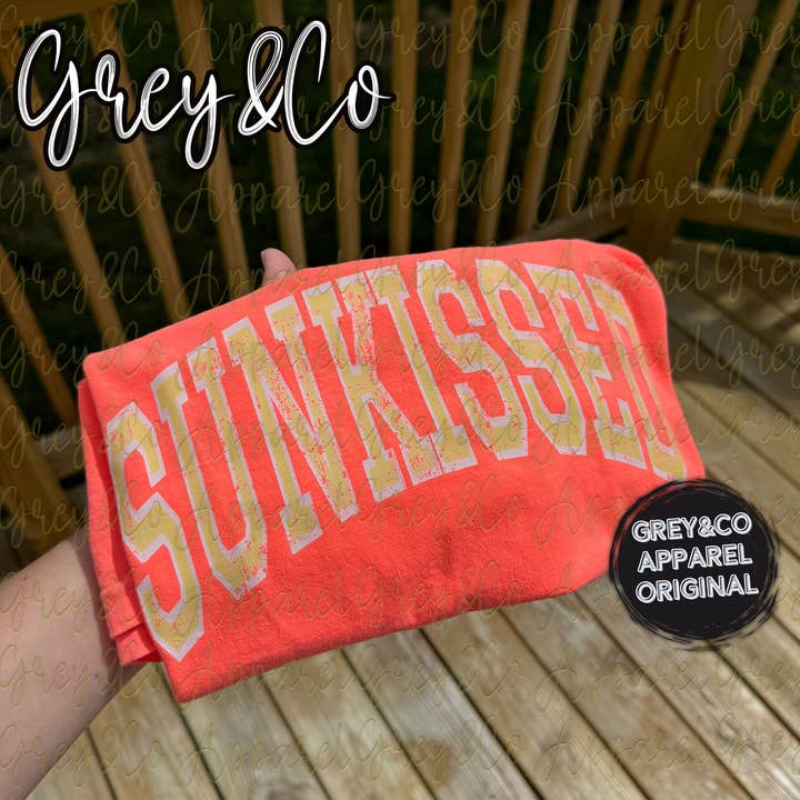 Sunkissed Comfort Colors Tee for wholesale by Grey&Co