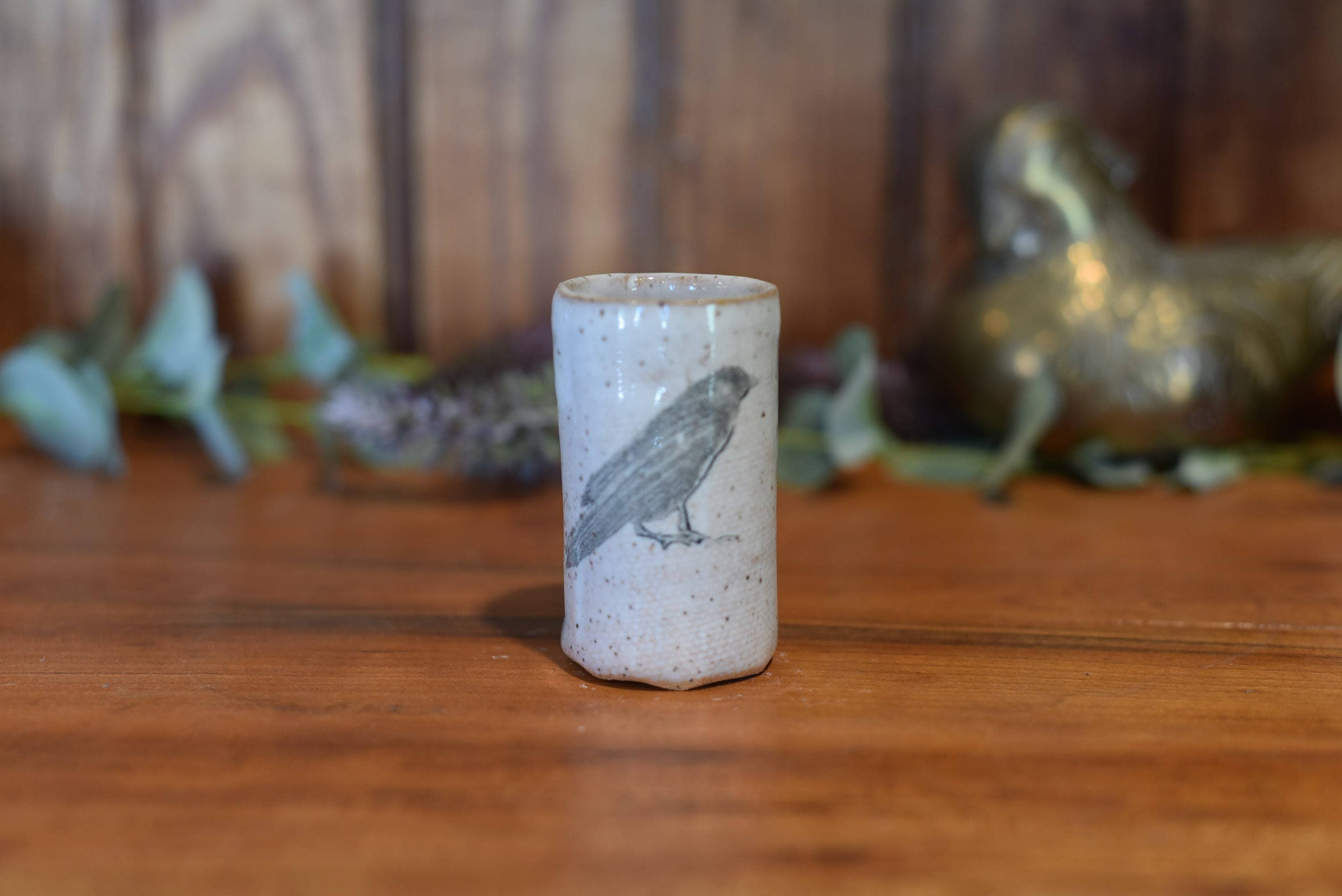 Mix Pack of Glazes Tiny Tumblers - Crow / Raven for wholesale on Faire