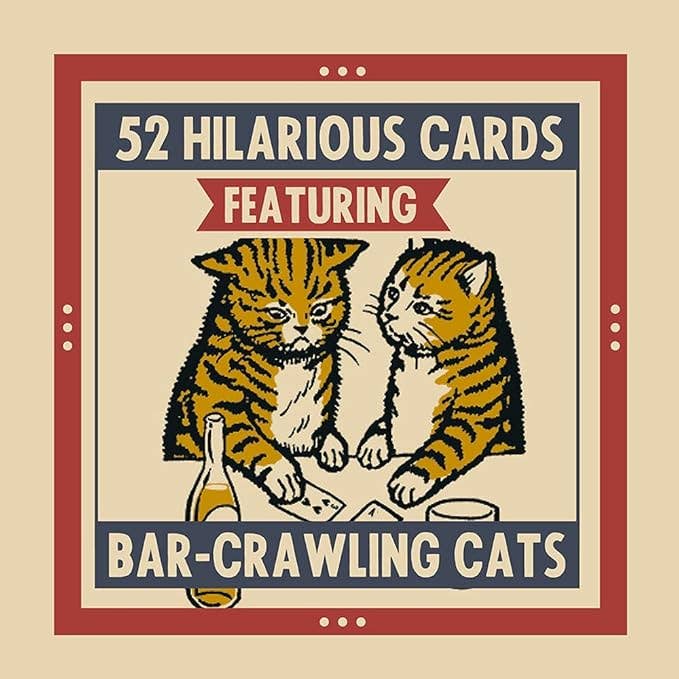 Chronicle Books - Wholesale Playing Cards - Last Call Cats Playing Cards1