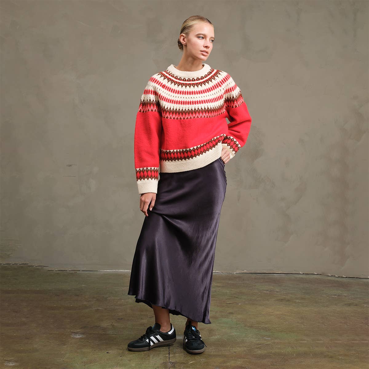 RAISONNEL - Wholesale Skirt - Women's - Satin Slip Skirt - RS10490