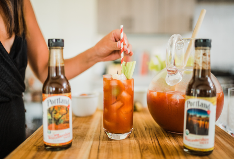 Portlandia Foods - Wholesale Sauce - Portland Vegan Organic Worcestershire Sauce 8oz Glass Btls3