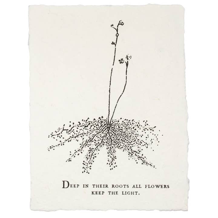 Sugarboo & Co – wholesale Art print – Deep In Their Roots Botanical Handmade Paper Print