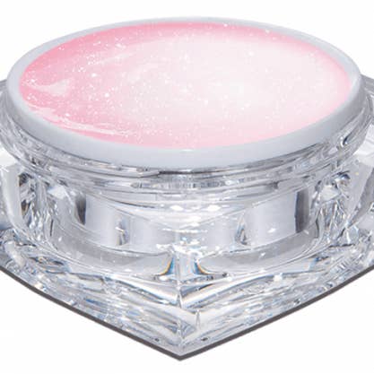 Platinum UV gel rose mica 10g for wholesale by HOLLYWOOD NAILS