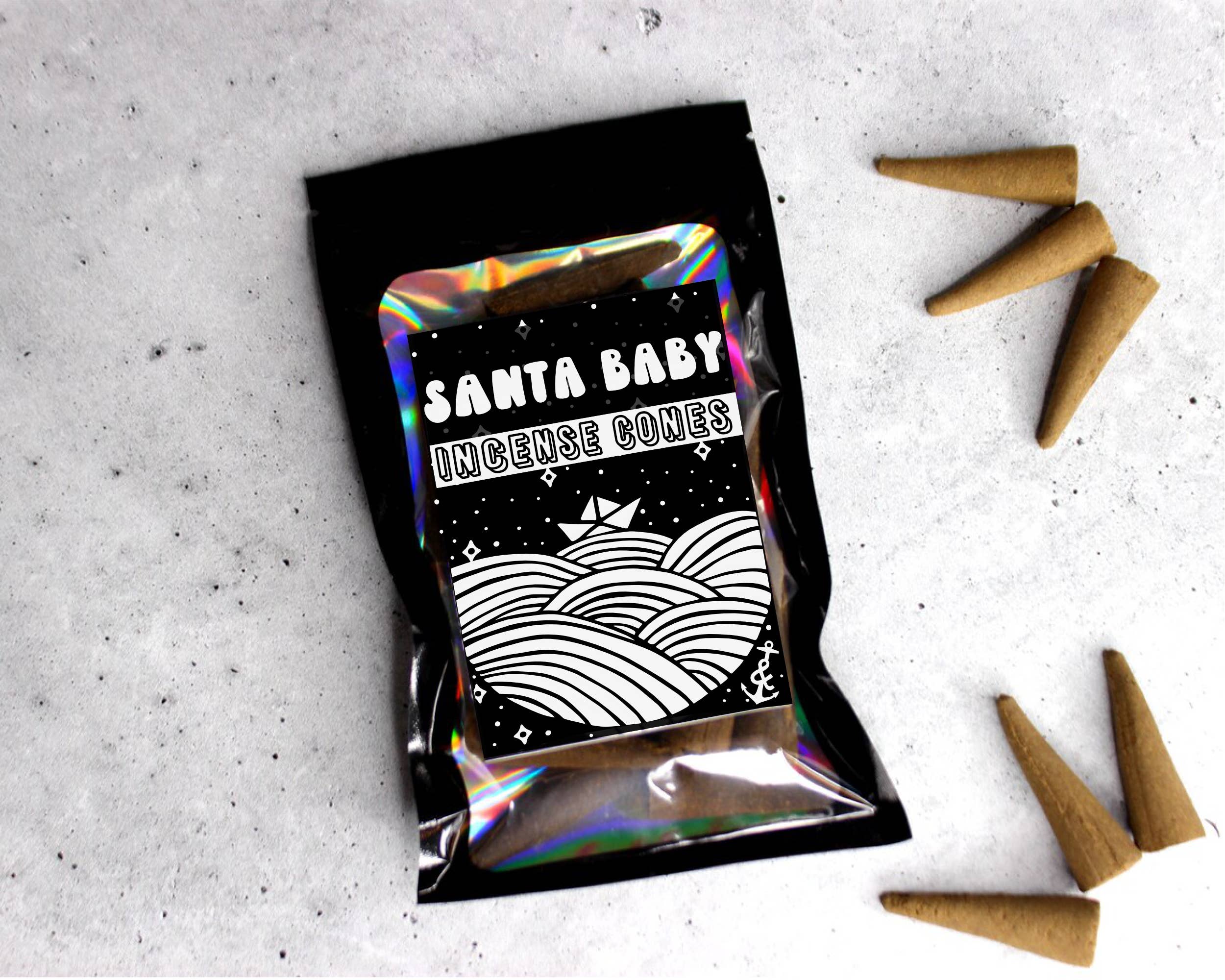 Cosmically Misplaced - Wholesale Incense - Santa Baby| Incense Cones | Backflow Cones