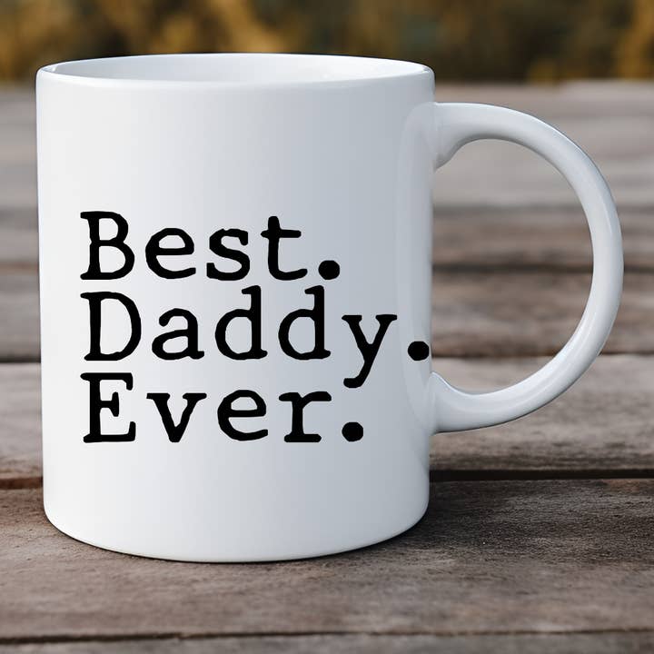 Best Daddy Ever Fathers Day Mug for wholesale by Hello Gorgeous Mugs