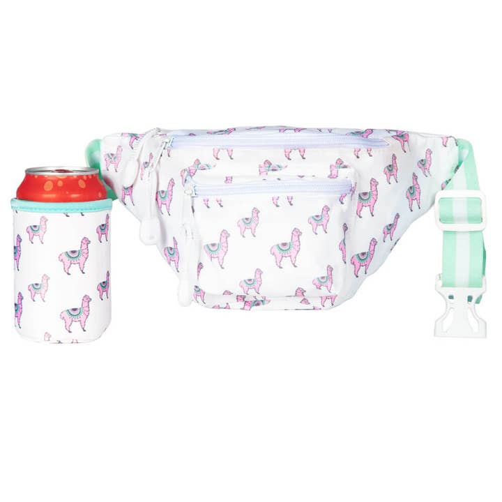 Tipsy Elves - Wholesale Belt Bag - Women's - No Drama Llama Fanny Pack with Drink Holder