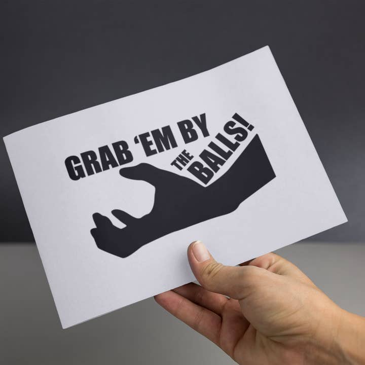 Grab Em By The Balls Sticker for wholesale by WinsterCreations™