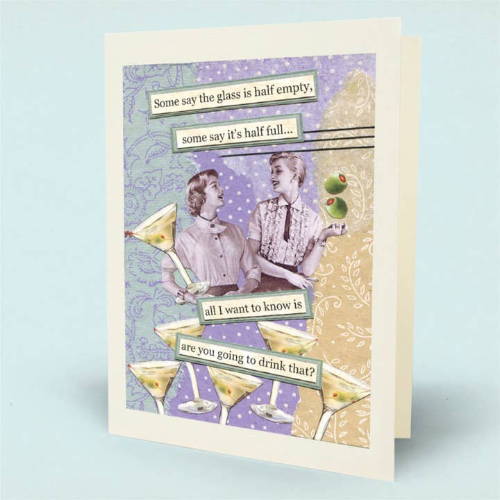 Carte demi-complète en verre pour la vente par Mina Lee Studio