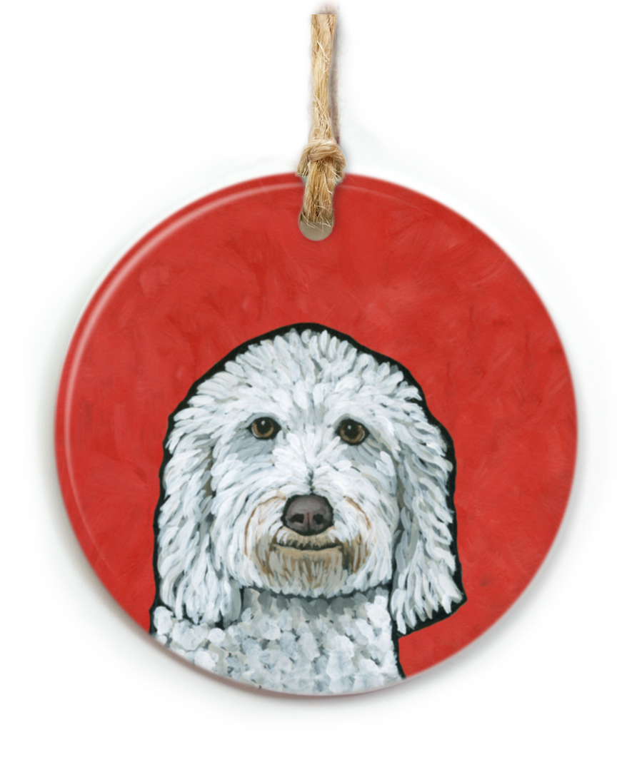 The Cheery Pet - Wholesale Ornament - Golden Doodle Dog Ornament1