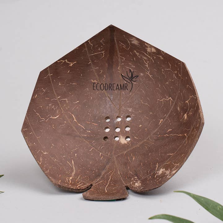 Kokosnöttvålskål ”Lönnlöv” - Tropisk elegans för wholesale av EcoDreamr