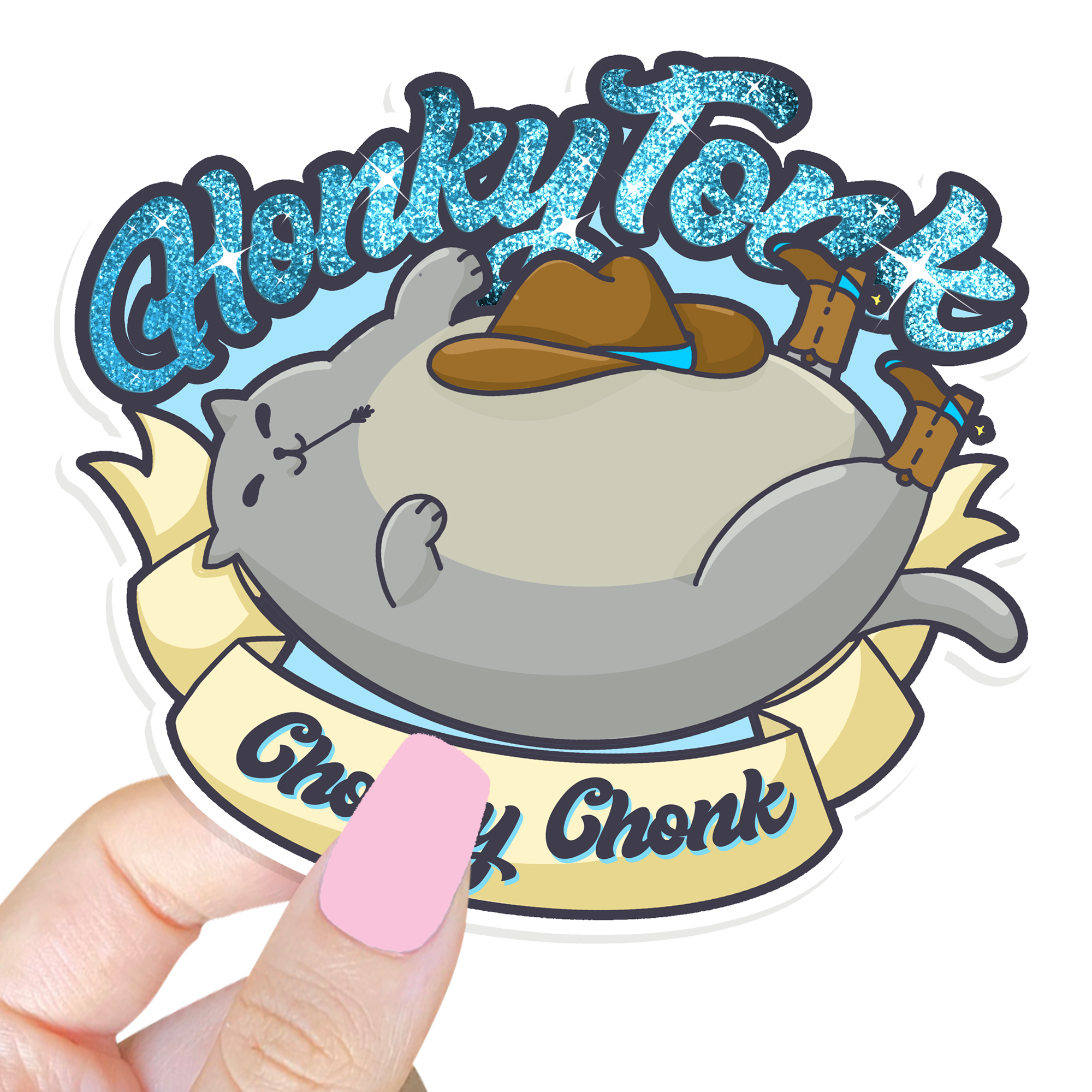 Lil Charmery - Wholesale Sticker - Honky Tonk Chonky Chonk Sticker0