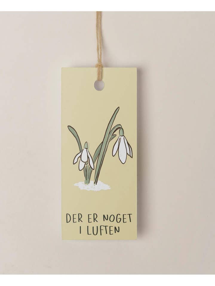 Der er noget i luften - Hangtag for wholesale by Mouse and Pen Illustration ApS