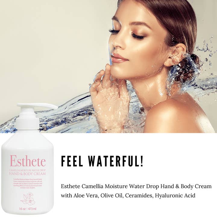 ESTHETE - Wholesale Body Cream/Lotion - Water Drop Hand Body Gel Cream (16 oz.)