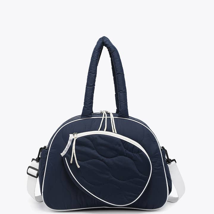 Jen & Co. - Wholesale Sports Bag - Unisex - CL2724 Banks Pickleball Two-Tone Duffle Bag1