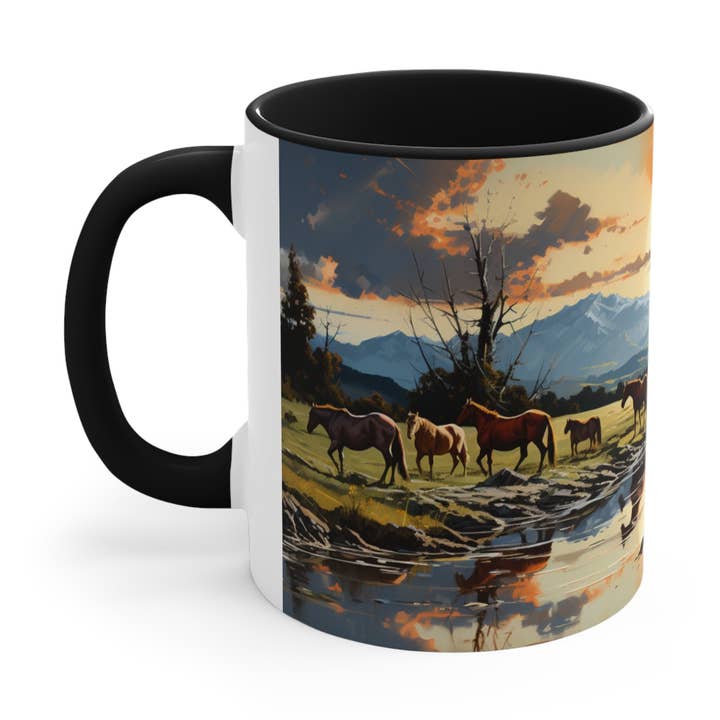 Tazza da caffè Horse Hooves Horse Lover, regalo per proprietari di cavalli, da donna, tazza da cavallo, regalo per gli amanti del cavallo, idea regalo per gli amanti del cavallo, tazza da caffè, tazza da cavallo per la vendita all'ingrosso da parte di Outlaw Design Crafts and Gifts