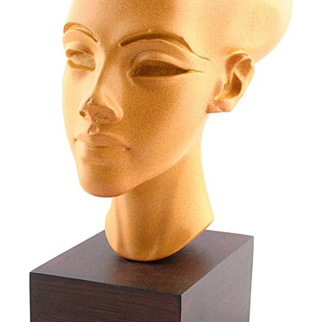 Amarna Egyptian Princess Portrait Head Statue for wholesale by Museum Wholesale Inc