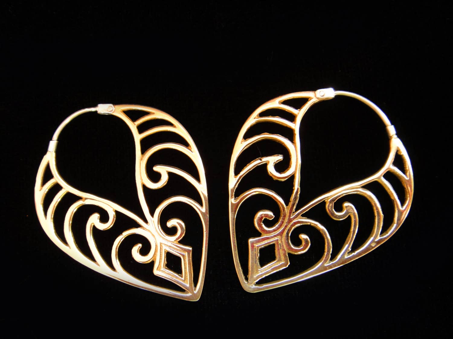 Tika - Wholesale Dangle Earrings - "Cora" Brass Earrings2