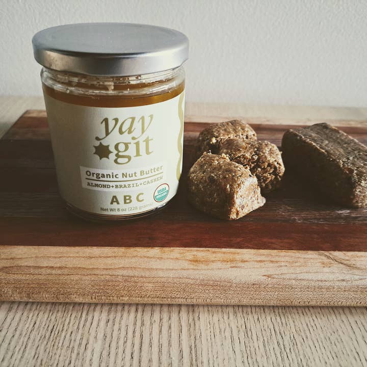Yaygit - Wholesale Nut Butter - ABC Organic Almond, Brazil, Cashew Butter 8oz 4