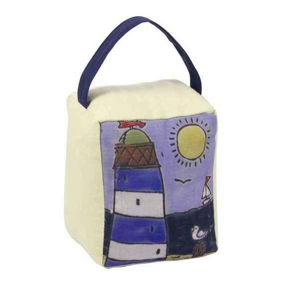 Nauticalia - Wholesale Door Stop - Doorstop with Lighthouse, 15cm