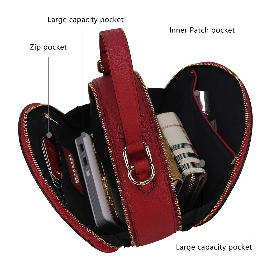 MKF Collection - Wholesale Crossbody bag – Women's - Lydie Crossbody Handbag Vegan Leather Women by Mia K16